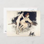 Heksen van Jean Veber 1900 Briefkaart (Voorkant / Achterkant)