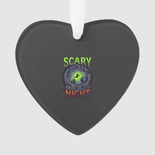 Heksen Vleermuisgrot Neon Vortex Skeletten Griezel Ornament