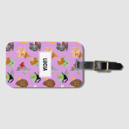 Heksen, vogelverschrikkers en leeuwen bagagelabel