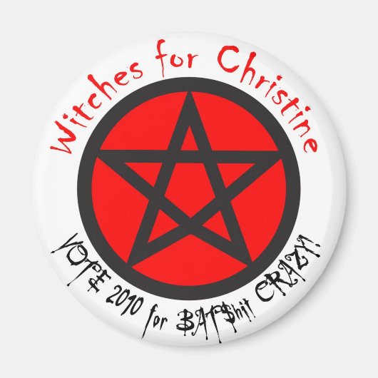 Heksen voor Christine Magnet (Voorkant)