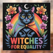 Heksen Voor Gelijkheid Feministe Raamsticker (Vel 2)