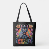 Heksen Voor Gelijkheid Feministe Tote Bag (Achterkant)