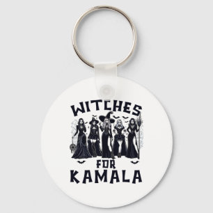 Heksen voor Kamala Harris verkiezing 2024 Hallowee Sleutelhanger