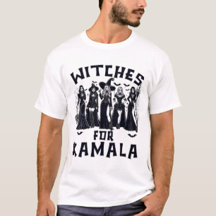 Heksen voor Kamala Harris verkiezing 2024 Hallowee T-shirt