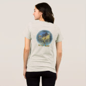 "Heksen Vrouw" Bewerk jezelf Tri-Blend Shirt (Achterkant volledig)