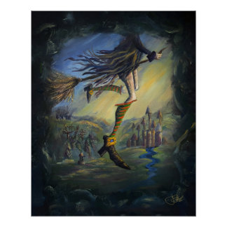 Heksen Vrouw Groot Perfect Poster
