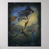 Heksen vrouw poster (Voorkant)