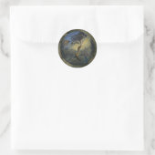 Heksen vrouw ronde sticker (Tas)