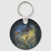 "Heksen vrouw" Sleutelhanger (Voorkant)