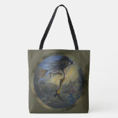 Heksen vrouw tote bag (Voorkant)