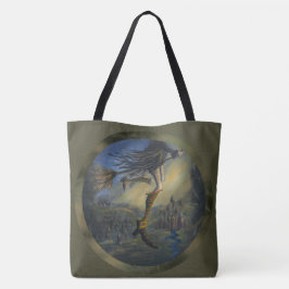 Heksen vrouw tote bag