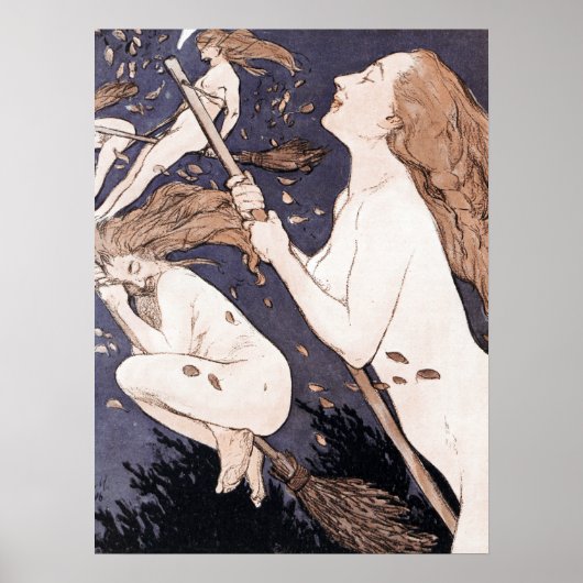  heksen - Walpurgis van Adolf Munzer Poster (Voorkant)