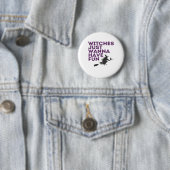 Heksen willen gewoon een leuke klassieker hebben ronde button 5,7 cm (In situ)
