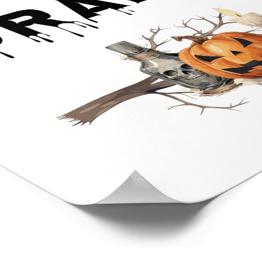 Heksen worden gek Halloween Poster (Hoek)