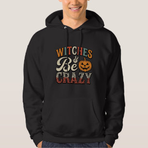 Heksen Zijn Gek Vintage Halloween T-shirt Ontwerp_
