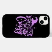 Heksen Zijn Gek Zwart en Paars Case-Mate iPhone Case (Achterkant (horizontaal))