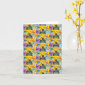 HEKSEN ZUSJES, ZWARTE KAT & HALLOWEEN DRANK KAART (Gele Bloem)