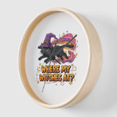 heksen zwarte kat Classic T-Shirt (Hoek)