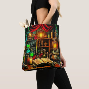 Heksenaltaar Mystieke Nachtelijke Brouwsel Design Tote Bag