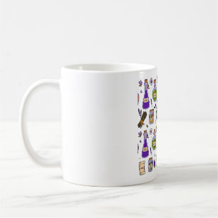 Heksenapotheek Potten Halloween Patroon Koffiemok