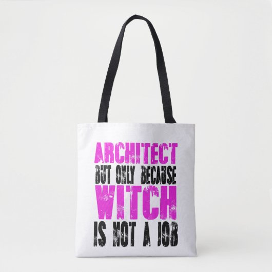 Heksenarchitect Tote Bag (Voorkant)