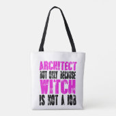 Heksenarchitect Tote Bag (Achterkant)