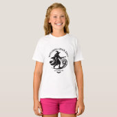 Heksenbal Halloween Vintage T-shirt (Voorkant volledig)
