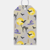 Heksenbenen en -hoed voor Halloween Cadeaulabel (Achterkant)
