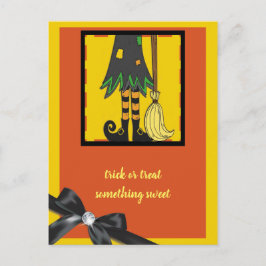 heksenbenen Halloween Briefkaart