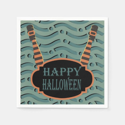 heksenbenen Halloween feest Servet (Voorkant)