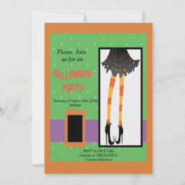 heksenbenen Halloween Kaart