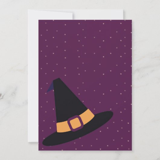 heksenbenen Halloween Kaart (Achterkant)