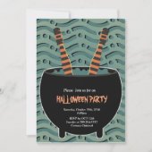 heksenbenen Halloween Kaart (Voorkant)