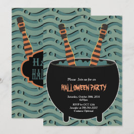heksenbenen Halloween Kaart