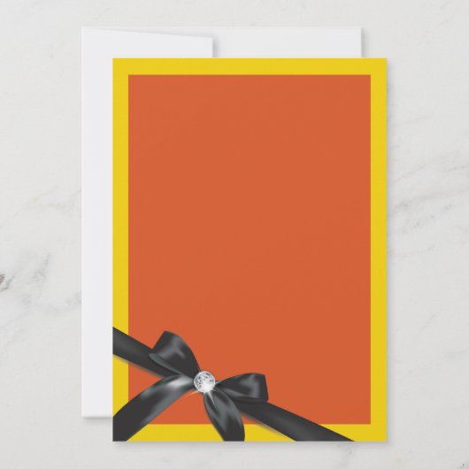 heksenbenen Halloween Kaart (Achterkant)