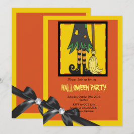 heksenbenen Halloween Kaart