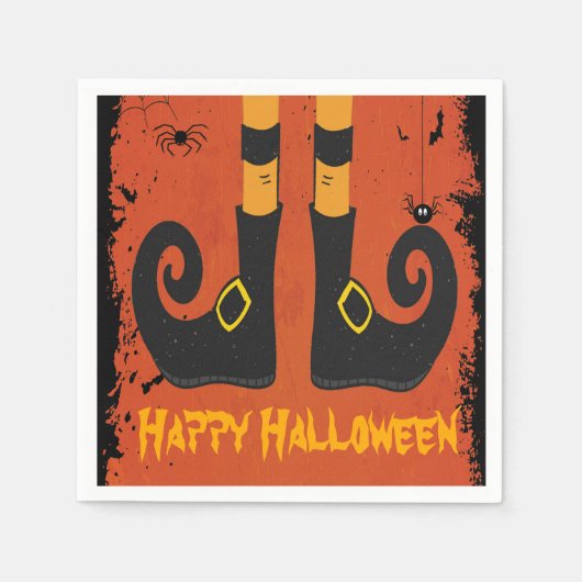 heksenbenen Halloween Servet (Voorkant)