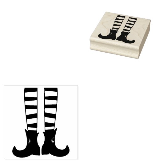 Heksenbenen Rubberstempel (Gestempeld)