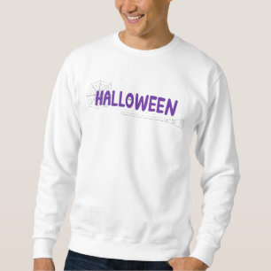 Heksenbezem vet afgeronde Halloween-letterkunst Trui