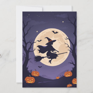 Heksenbezwering – Halloween wenskaart Feestdagenkaart