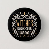 Heksenboekenclub Ronde Button 5,7 Cm (Voorkant)