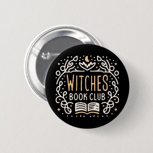 Heksenboekenclub Ronde Button 5,7 Cm (Voorkant /achterkant)