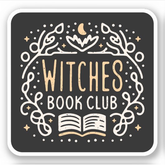 Heksenboekenclub Sticker (Voorkant)