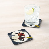 heksenbroomstokbroom bier onderzetter (Rechterzijde)