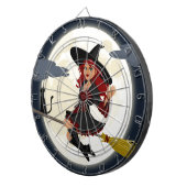 heksenbroomstokbroom dartbord (Voorkant Rechts)