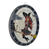 heksenbroomstokbroom dartbord (Voorkant Links)