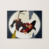 heksenbroomstokbroom legpuzzel (Horizontaal)