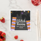 Heksenbrouwende Voeten Halloween Baby Shower Kledi Servet (Insitu)