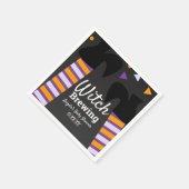 Heksenbrouwende Voeten Halloween Baby Shower Kledi Servet (Hoek)