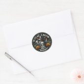 heksenbrouwgif ronde sticker (Envelop)